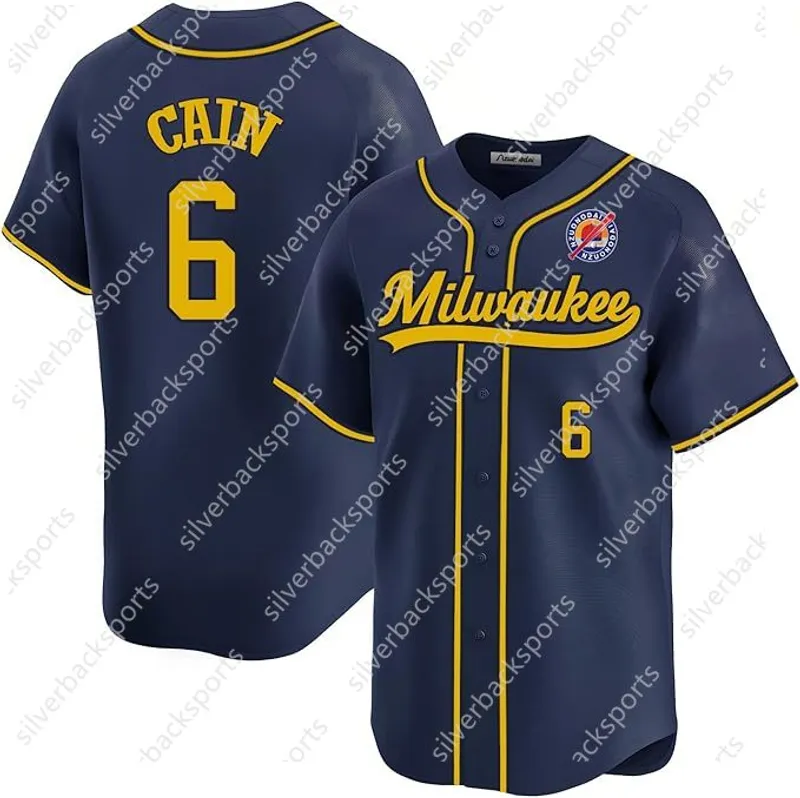 11 Jackson Chourio 2024 Jerseys de béisbol Brice Turang Christian Yelich Sal Frelick Rhys Hoskins Willy Adames Hombres/Mujeres/J