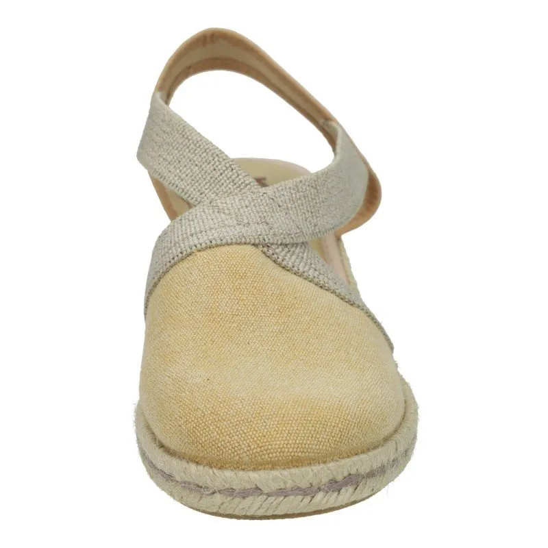 45328 Esparteñas casuales color MOSTAZA