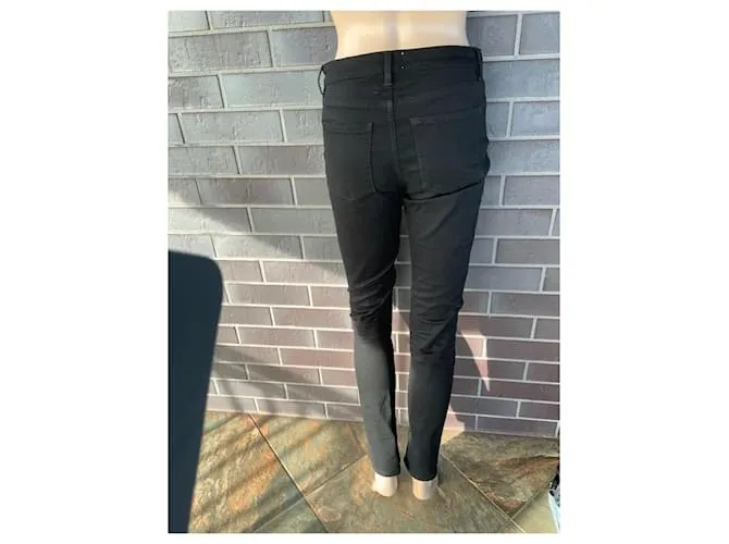 Acne Pantalones Negro 