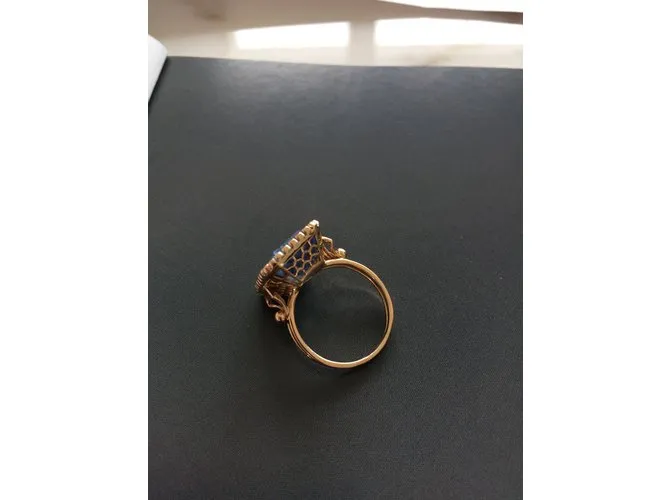 Autre Marque Anillo vintage Azul 