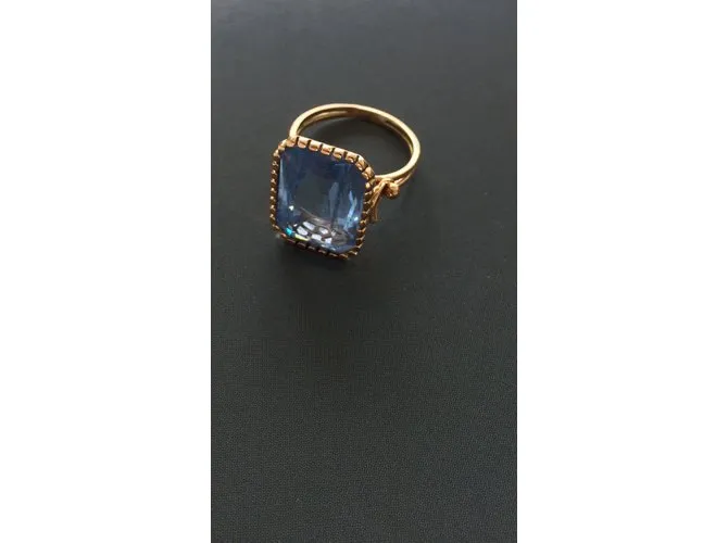 Autre Marque Anillo vintage Azul 
