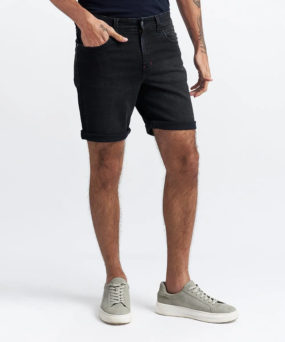 BERMUDA DENIM NEGRO PV24