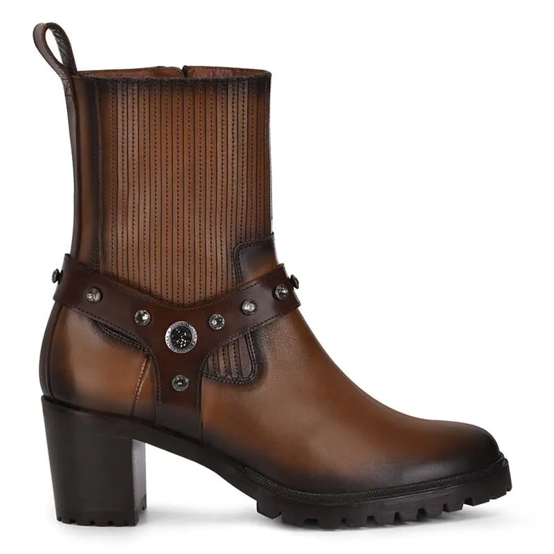 Botin Casual Cuadra Dalila Miel