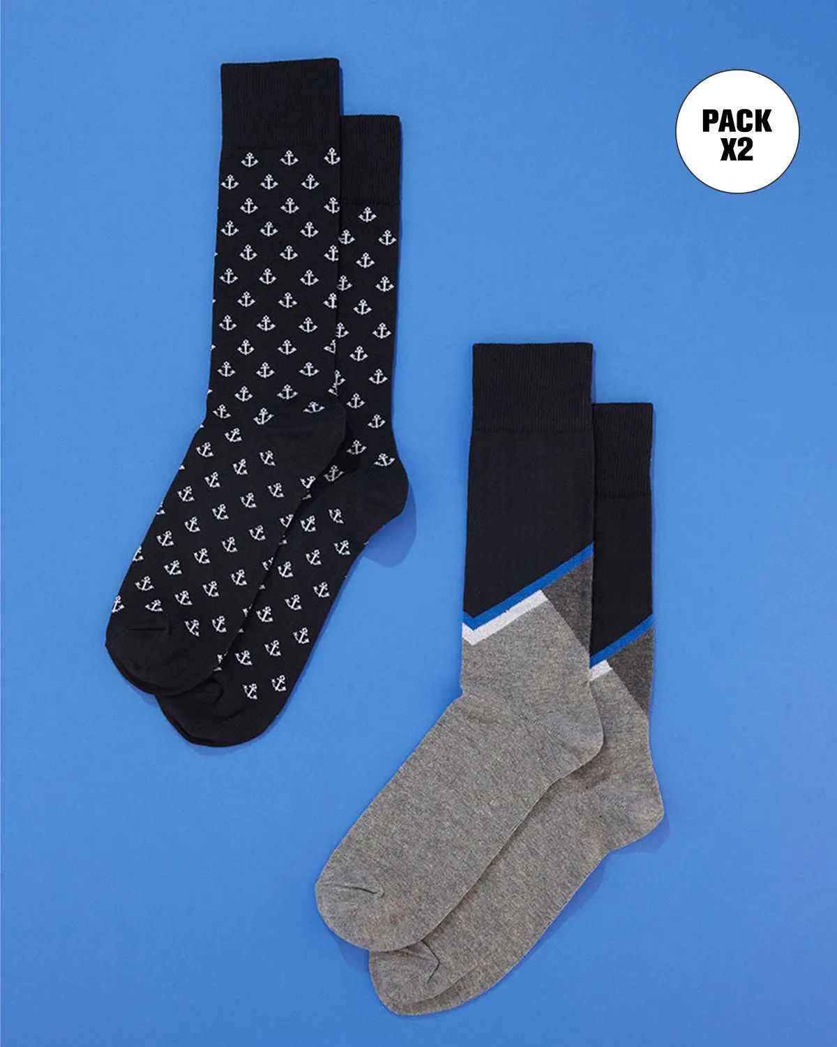 Calcetines casuales x 2 masculino Pointt