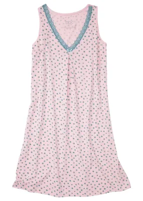 Camisón Rosa con lunares