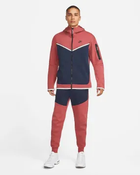 Conjunto de Chándal Nike Tech Fleece Rojo/Azul