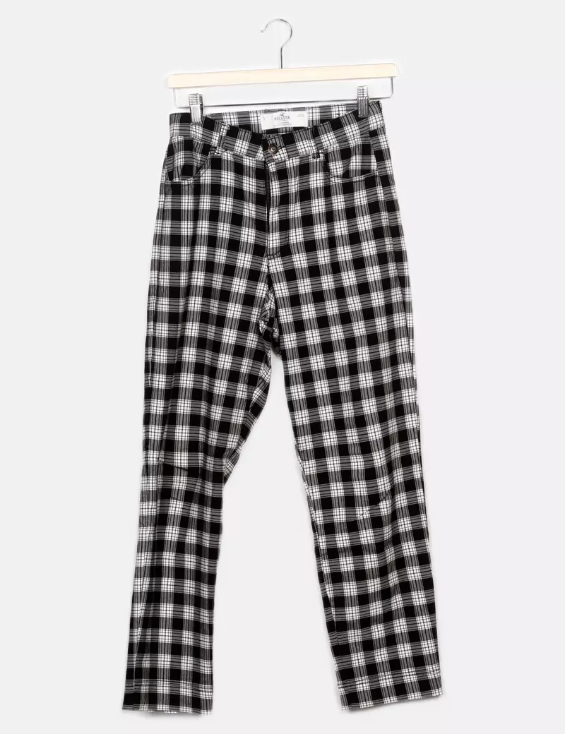 Hollister Pantalones de tela Rectos