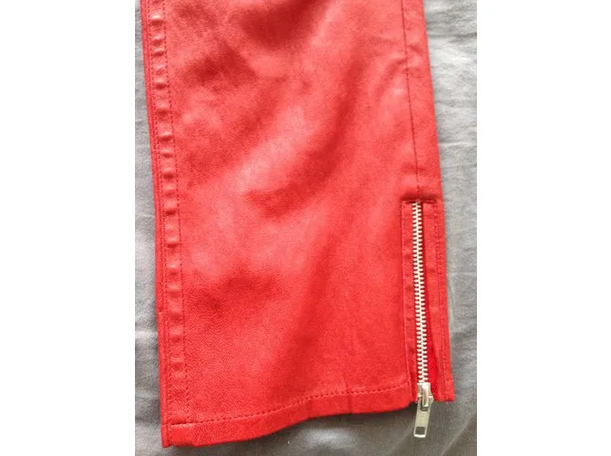 Isabel Marant Pantalones, polainas Roja 