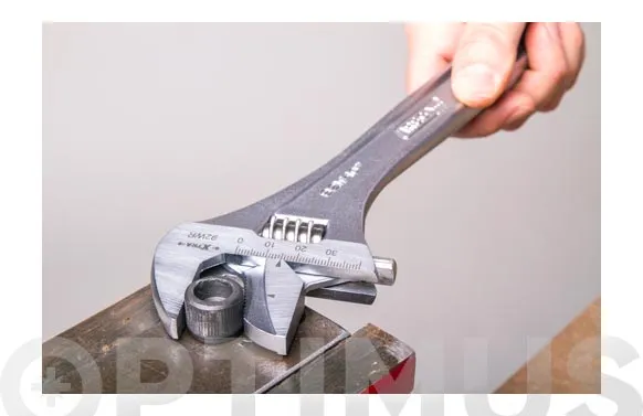 Llave ajustable, reversible, 8