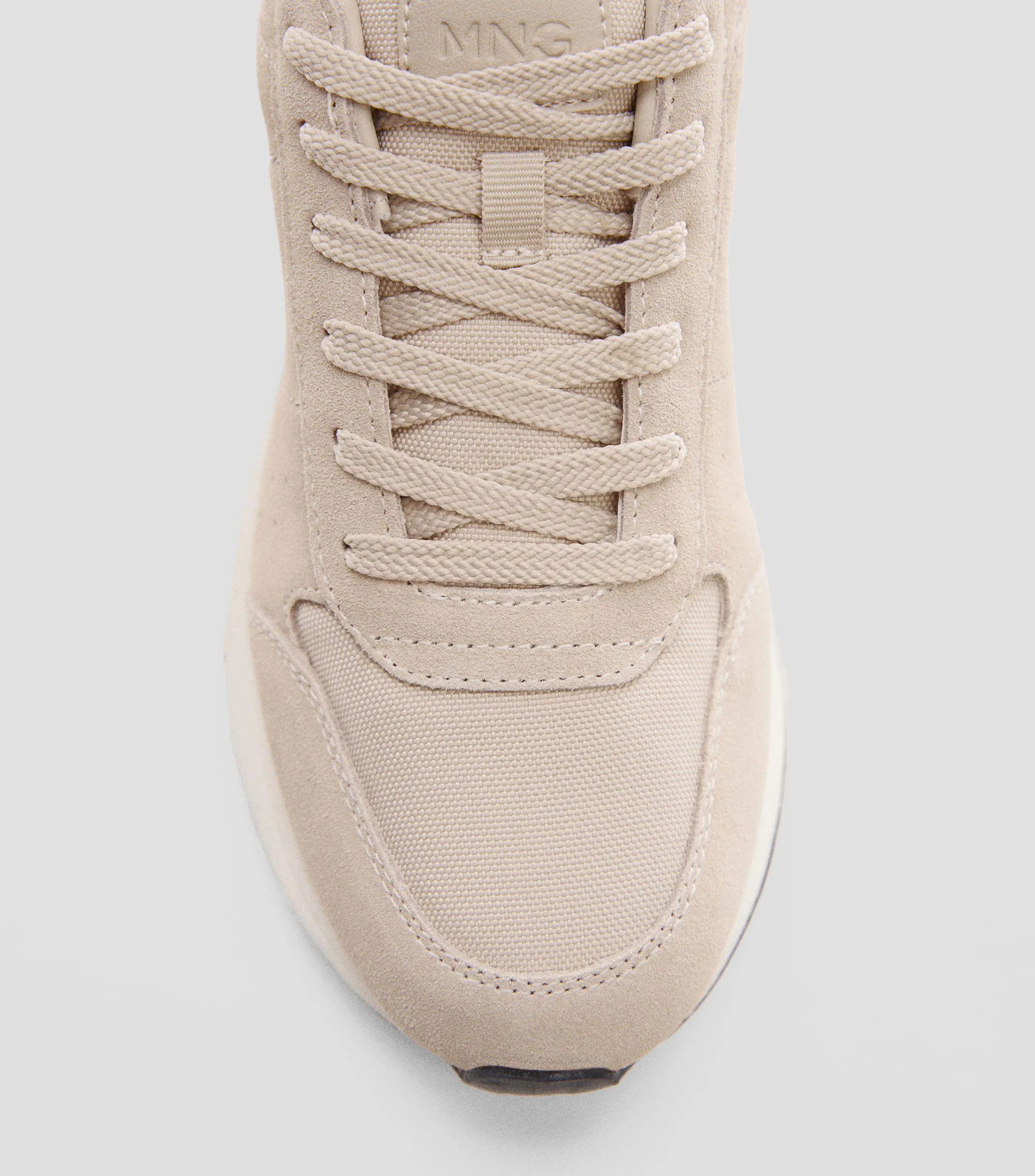 Mango Tenis casuales en piel lisos Hombre
