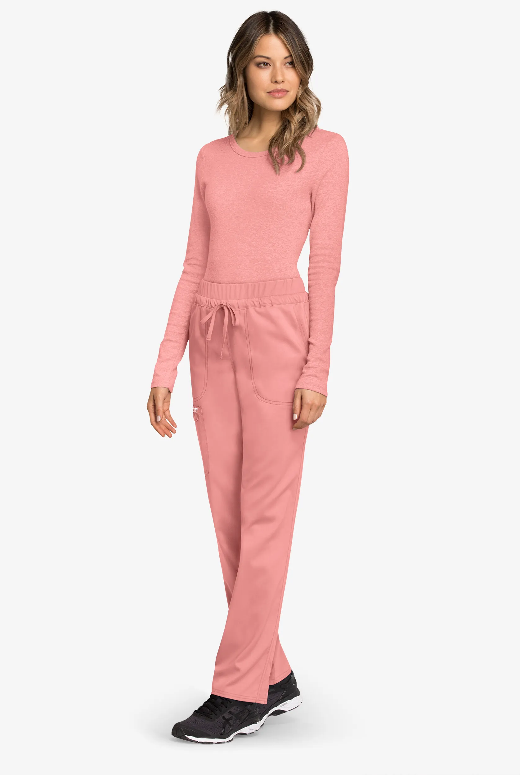 Pantalón médico Cherokee Workwear Revolution estilo cargo con cordón ajustable y 5 bolsillos para mujer 