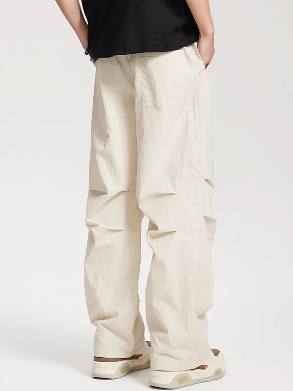 Pantalones cargo rectos sueltos casuales para hombre