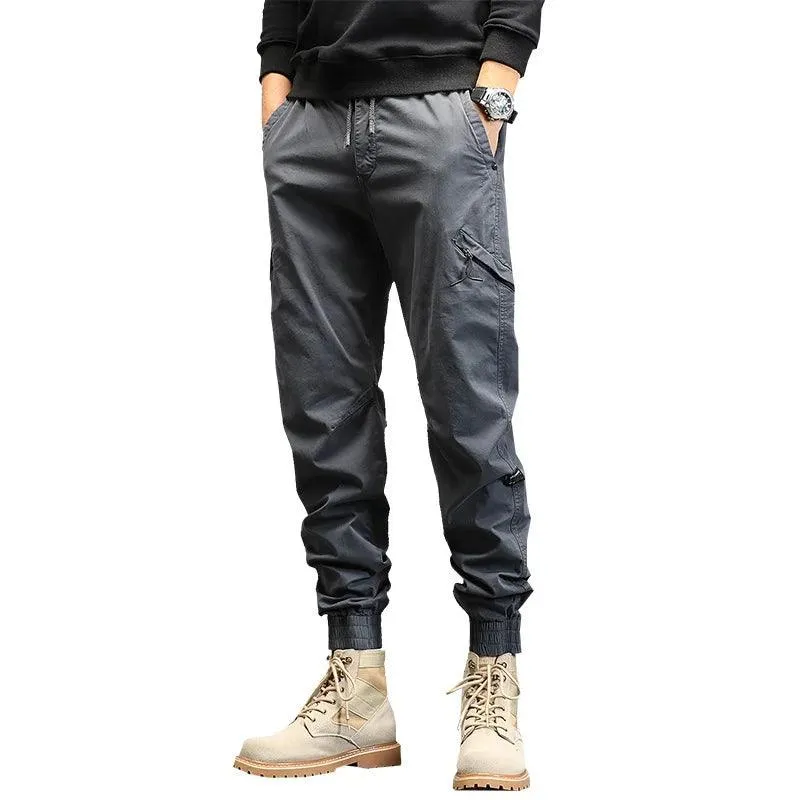 Pantalones casuales para hombre tobilleros