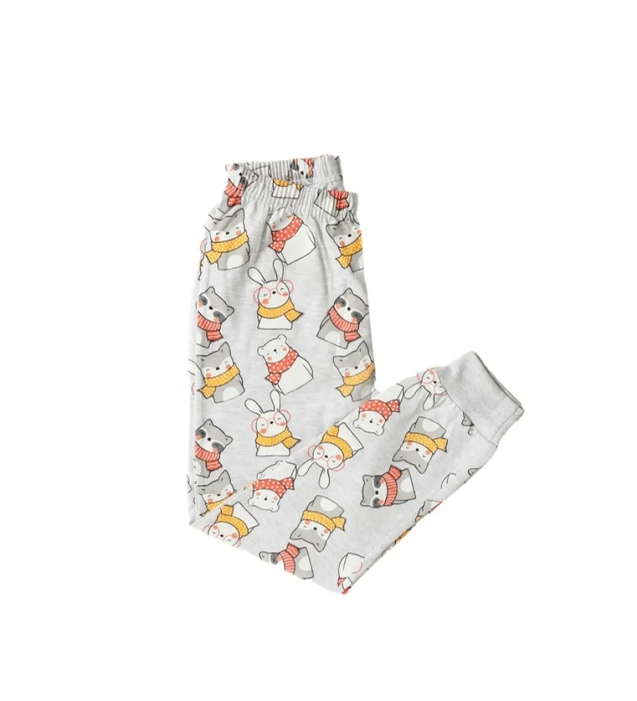 Pijama Hello Winter gris