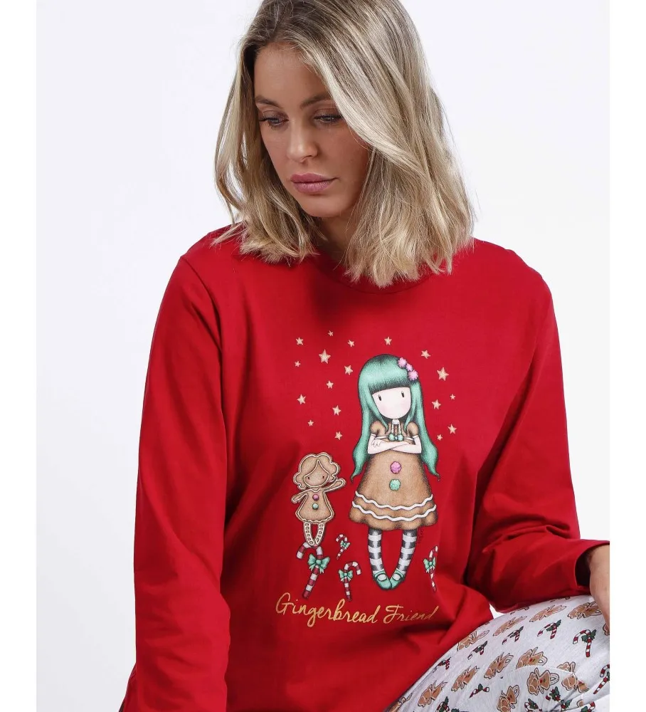 SANTORO Pijama Manga Larga Gingerbread Friend