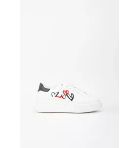 sneakers casual emux - negro