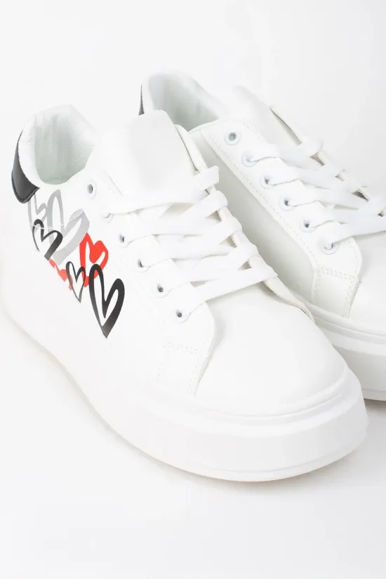 sneakers casual emux - negro