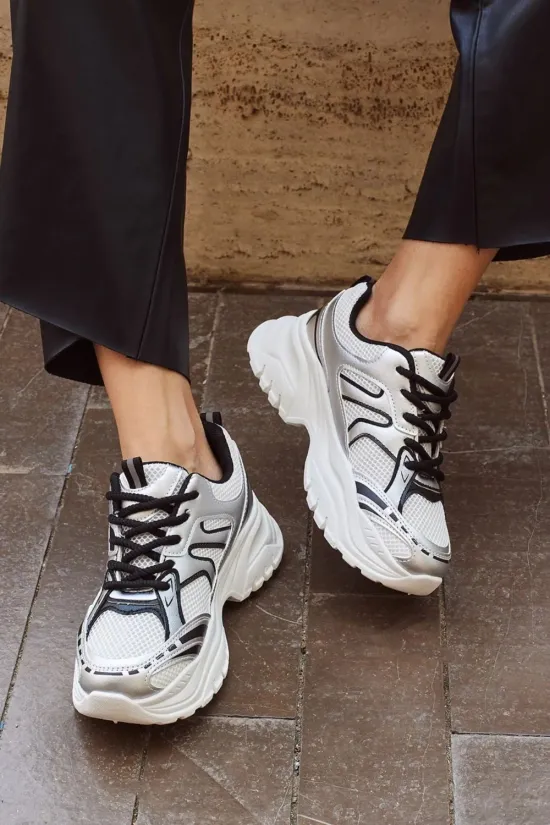 sneakers casual maxa - negro