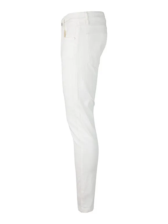 Tmk Pantalones casuales blancos para hombres.